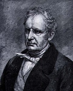 James Fennimore Cooper (1789-1851) (gravure) door American School