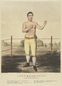 John Morrissey, van een eigentijdse prent door American School