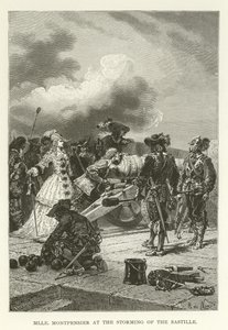 Mademoiselle Montpensier bij de Bestorming van de Bastille