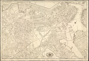 Kaart van Boston: 1 december door American School