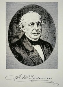 Matthias William Baldwin (1795-1866) oprichter van Baldwin Locomotive Works in 1831