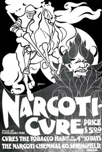 Narcotui-Cure, ontworpen door William H. Bradley, 1895 door American School