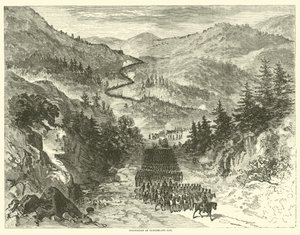 Bezetting van Cumberland Gap, september 1863 door American School