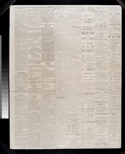 Pagina uit de Chicago Tribune, 11 oktober 1871
