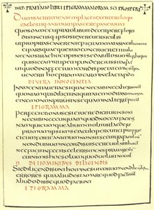 Pagina uit de epigrammen van St. Prosper door American School