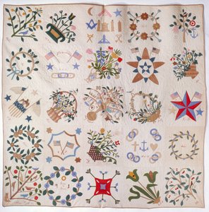 Patriot en Bloem quilt