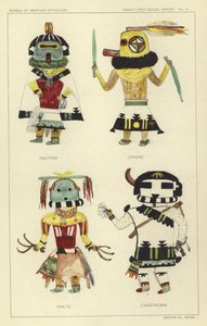 Pautiwa, Cipikne, Hakto, Caiastacana (kleurenlitho) door American School