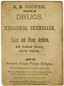 Geparfumeerd met Austens Forest Flower Cologne; S.B, Cooper, Handelaar in Drugs? door American School