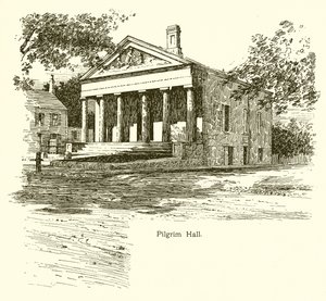 Pilgrim Hall, Plymouth door American School