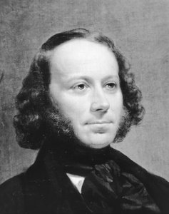 Portret van John Ericsson (1803-1889) (litho) door American School