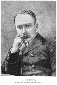Portret van Jose Marti (1853-95) uit The Story of Cuba door Murat Halstead, gepubliceerd 1898 door American School