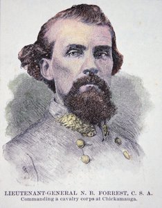 Portret van Luitenant-generaal Nathan B. Forrest (1821-77)