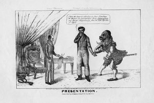 Presentatie, uitgegeven door H R Robinson, New York, 1839