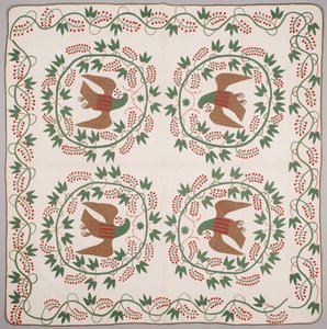 Quilt, c.1840-50 door American School
