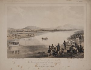 Rio Colorado - nabij de Mojave Dorpen, uitzicht nr. 1 vanaf de linkeroever kijkend W. N. W. door American School