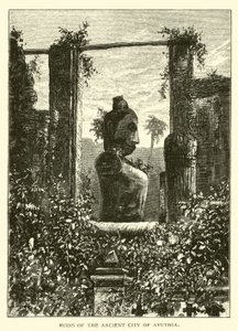 Ruïnes van de oude stad Ayuthia