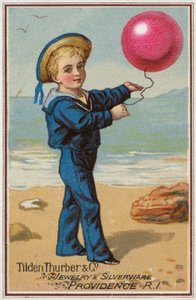 Matrozenjongen met rode ballon door American School