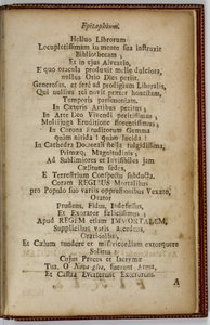 Samuel Mather, Epitaphium, 1724