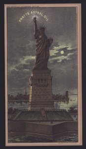 Vrijheidsbeeld bij nacht, Pratts Astral Oil door American School