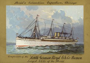 Stoomschip door American School
