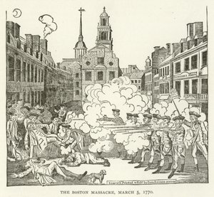 Het Bloedbad van Boston, 5 maart 1770