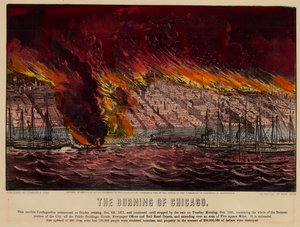 De brand van Chicago, 1871