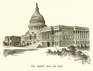 Het Capitool, vanuit het oosten, Washington door American School