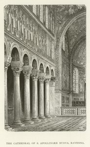 De Kathedraal van S Apollinare Nuova, Ravenna door American School