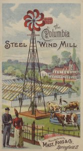 De Columbia stalen windmolen door American School