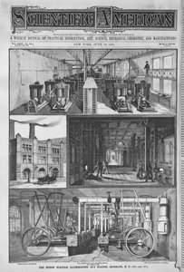 Het Edison Electric Illuminating Cos Station, illustratie uit Scientific American, 1891