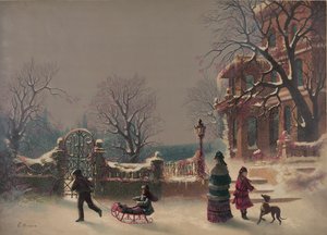 De Eerste Sneeuw, 1877 door American School
