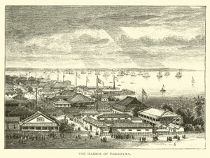 De haven van Yokohama door American School