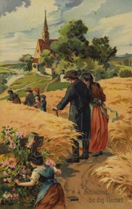 Het Onze Vader, Uw Naam Geheiligd (chromolitho) door American School