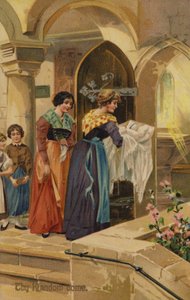Het Onze Vader, Uw Koninkrijk kome (chromolitho) door American School