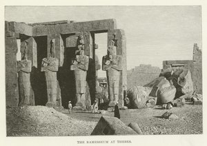 Het Ramesseum in Thebe