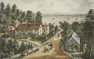 Het huis van de westerse boer