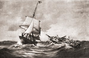 De verovering van HMS Frolic door de USS Wasp