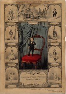 De originele Generaal Tom Thumb: de kleinste man ter wereld door American School