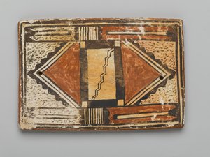 Tegel, gemaakt in Mesa, Arizona door de Hopi-mensen door American School