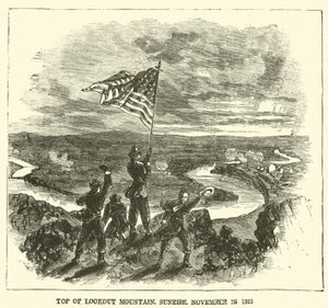 Top van Lookout Mountain, zonsopgang, 25 november 1863, november 1863 door American School