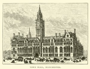 Stadhuis, Manchester door American School