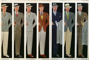 Stad en land outfits, uit Vanity Fair, april 1931