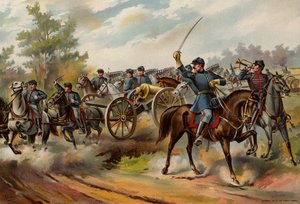 US Army, Paardartillerie door American School