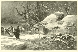 Winterkwartieren, op wacht, februari 1864