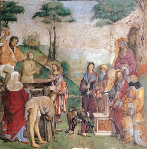 Martelaarschap van Sint Cecilia door Amico Aspertini