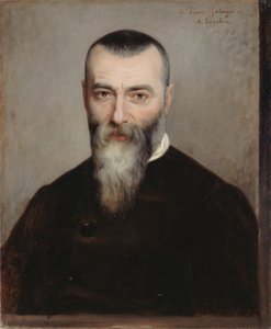 Portret van Alphonse Karr 1808-1890, 1865 door Amélie Burdin