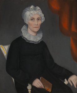 Portret van Mrs. Robinson door Ammi Phillips