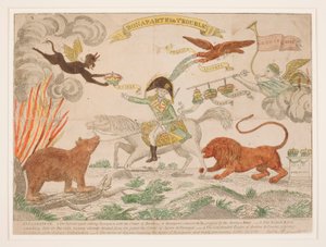 Bonaparte in de problemen door Amos Doolittle