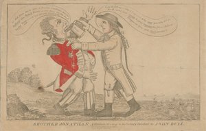 Broeder Jonathan die een Heilzaam Middel Toedient aan John Bull