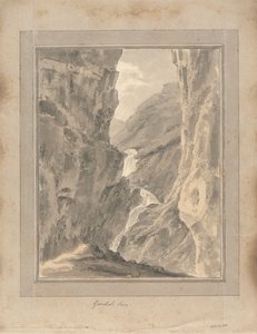 Gezicht in Engeland, Schotland en Wales: Gordale Scar door Amos Green